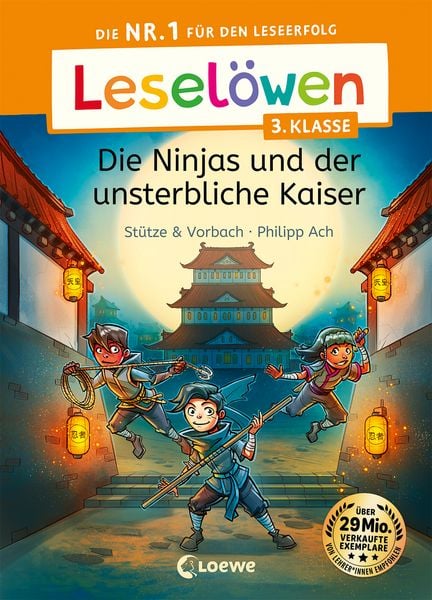 Produktbild: Lesel&ouml;wen 3. Klasse - Die Ninjas und der unsterbliche Kaiser