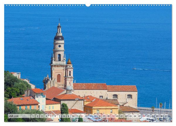 Produktbild: S&uuml;dfrankreich - C&ocirc;te d&rsquo;Azur (Wandkalender 2026 DIN A2 quer), CALVENDO Monatskalender