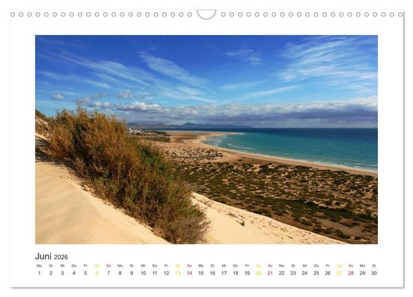 Produktbild: Fuerteventura (Wandkalender 2026 DIN A3 quer), CALVENDO Monatskalender