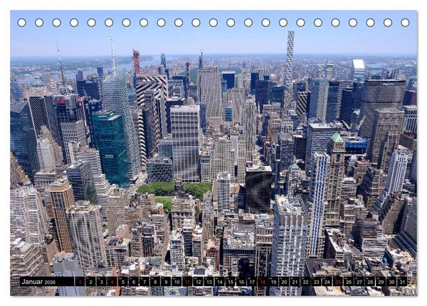 Produktbild: New York - 4 Tage unterwegs im Big Apple (Tischkalender 2026 DIN A5 quer), CALVENDO Monatskalender