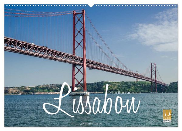 Produktbild: Lissabon Stadtansichten (Wandkalender 2026 DIN A2 quer), CALVENDO Monatskalender