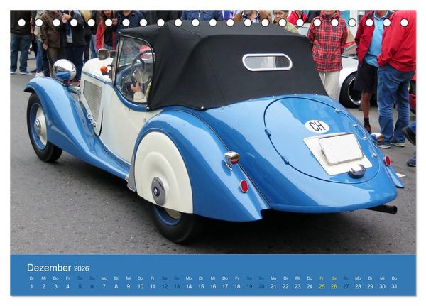 Produktbild: BMW Classics (Tischkalender 2026 DIN A5 quer), CALVENDO Monatskalender