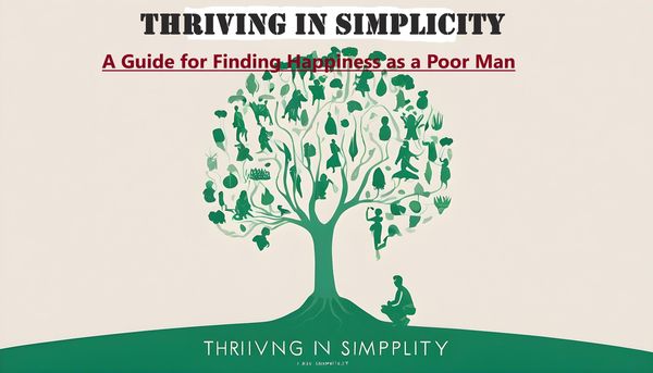 Produktbild: Thriving in Simplicity: A Guide for Finding Happiness as a Poor Man