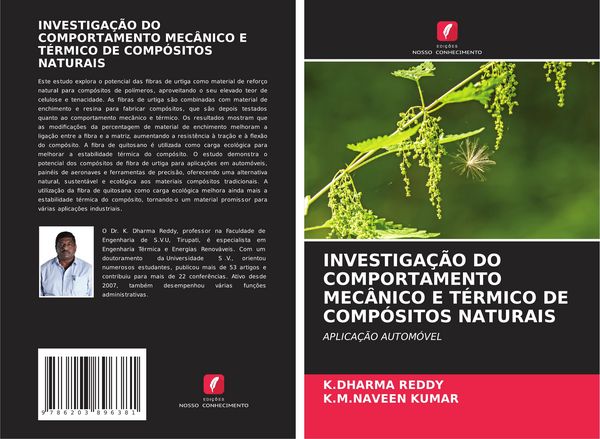 Produktbild: Investiga&ccedil;&atilde;o Do Comportamento Mec&acirc;nico E T&eacute;rmico de Comp&oacute;sitos Naturais