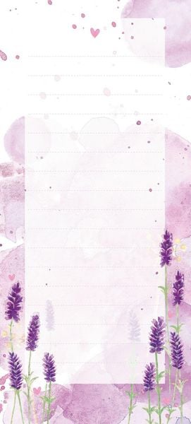 Produktbild: Einkaufsliste - Lavendel