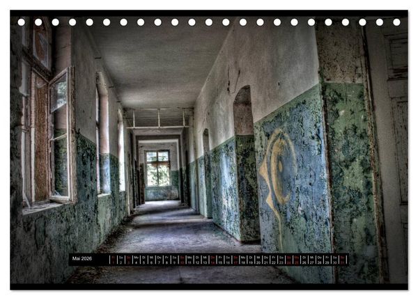 Produktbild: Lost Places, Vergessene Orte / AT-Version (Tischkalender 2026 DIN A5 quer), CALVENDO Monatskalender