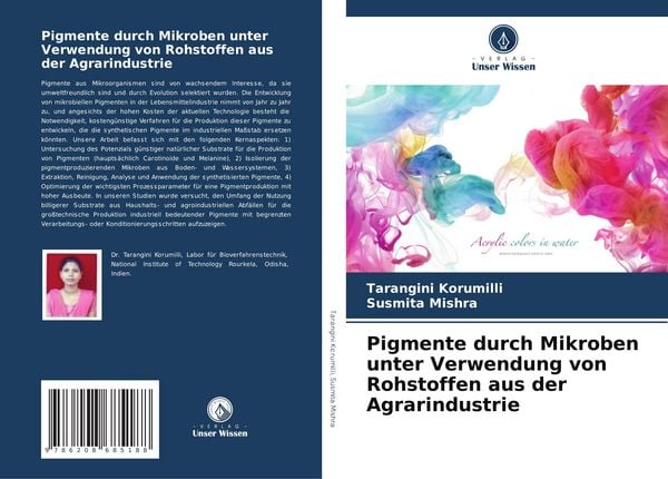 Produktbild: Pigmente durch Mikroben unter Verwendung von Rohstoffen aus der Agrarindustrie