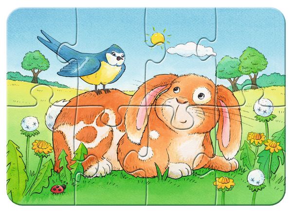 Produktbild: Puzzle Ravensburger Niedliche Haustiere 2-8 Teile