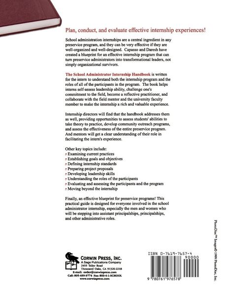 Produktbild: The School Administrator Internship Handbook