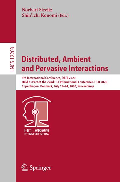 Produktbild: Distributed, Ambient and Pervasive Interactions