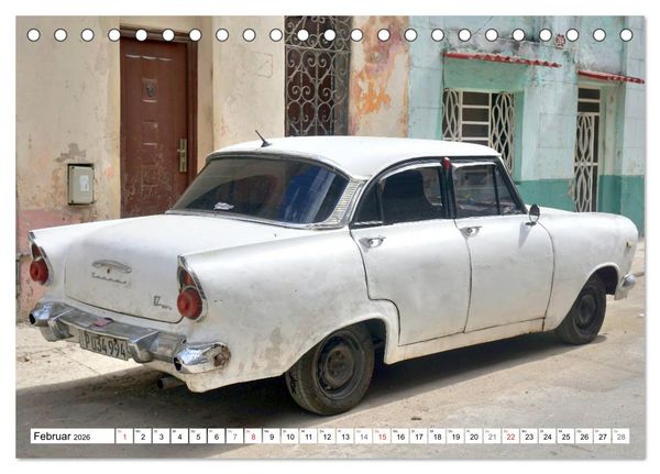 Produktbild: Ford Taunus P2 - 17M - Ein Klassiker aus K&ouml;ln in Kuba (Tischkalender 2026 DIN A5 quer), CALVENDO Monatskalender