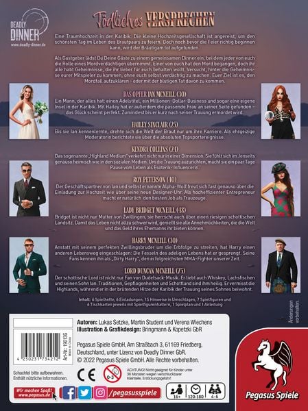 Produktbild: Deadly Dinner - T&ouml;dliches Versprechen