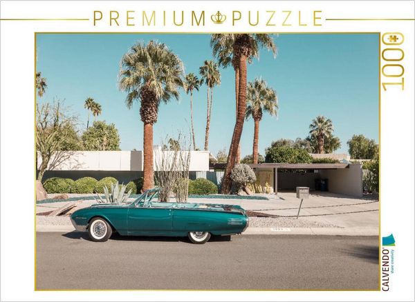 Produktbild: CALVENDO Puzzle Thunderbird Convertible | 1000 Teile Lege-Gr&ouml;&szlig;e 64x48cm Foto-Puzzle f&uuml;r gl&uuml;ckliche Stunden