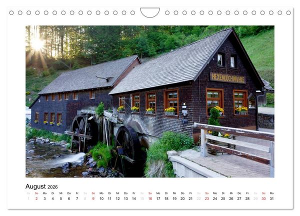 Produktbild: Schwarzwald 2026 (Wandkalender 2026 DIN A4 quer), CALVENDO Monatskalender