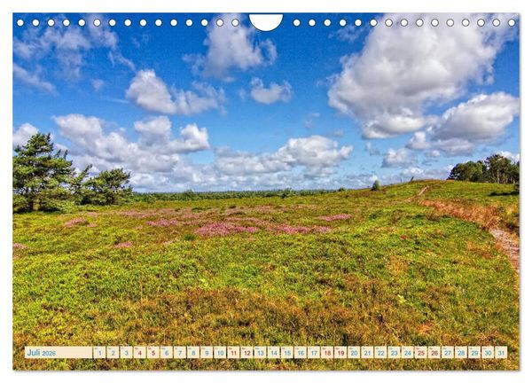 Produktbild: Cuxhaven, Landschaften zwischen K&uuml;ste und Heide (Wandkalender 2026 DIN A4 quer), CALVENDO Monatskalender