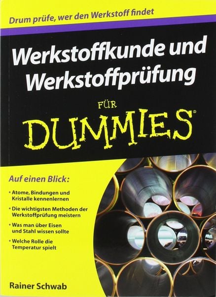 Produktbild: Werkstoffkunde und Werkstoffpr&uuml;fung f&uuml;r Dummies