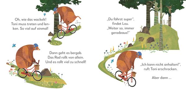 Produktbild: Toni & Lou. Toni lernt Rad fahren