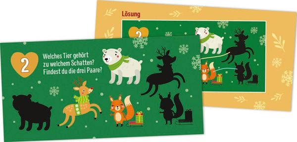 Produktbild: 24 lustige Adventsr&auml;tsel f&uuml;r Kinder