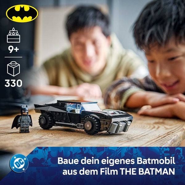 Produktbild: LEGO DC The Batman Batmobil Auto Spielzeug mit einer Minifigur 76332