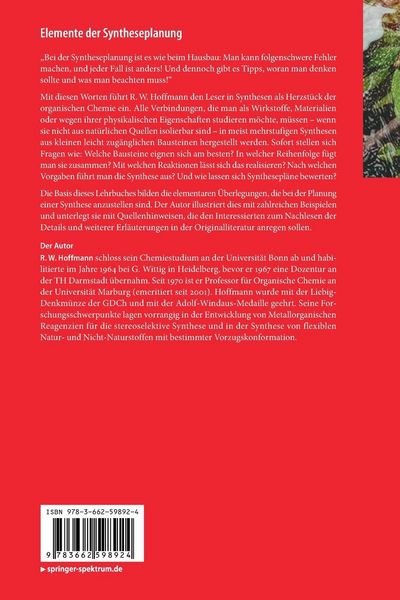 Produktbild: Elemente der Syntheseplanung
