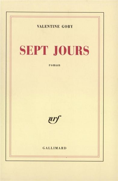 Produktbild: Sept jours