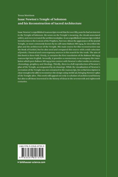 Produktbild: Isaac Newton's Temple of Solomon and his Reconstruction of Sacred Architecture