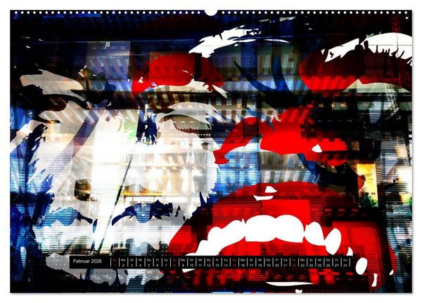 Produktbild: POP ART 3500 (Wandkalender 2026 DIN A2 quer), CALVENDO Monatskalender