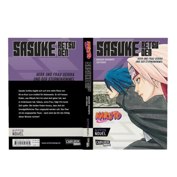 Produktbild: Naruto - Sasuke Retsuden: Herr und Frau Uchiha und der Sternenhimmel (Nippon Novel)