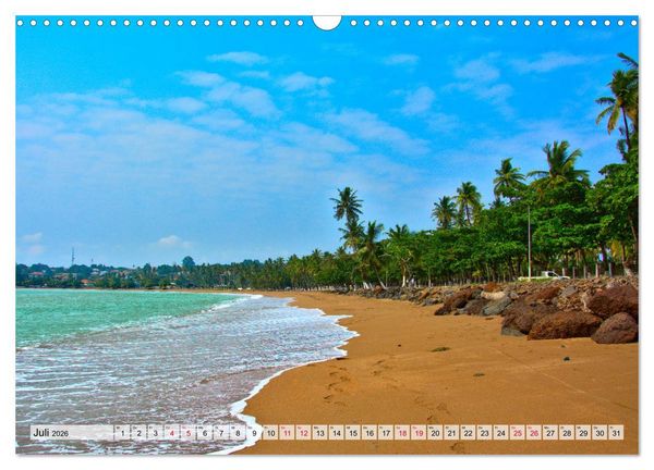 Produktbild: S&atilde;o Tom&eacute; - Inselparadies am &Auml;quator (Wandkalender 2026 DIN A3 quer), CALVENDO Monatskalender
