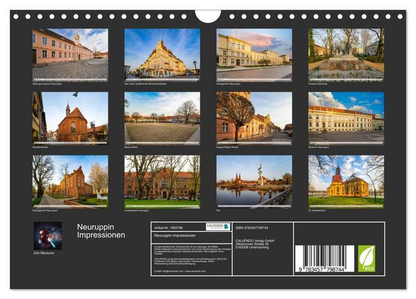 Produktbild: Neuruppin Impressionen (Wandkalender 2026 DIN A4 quer), CALVENDO Monatskalender