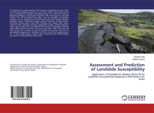 Produktbild: Assessment and Prediction of Landslide Susceptibility