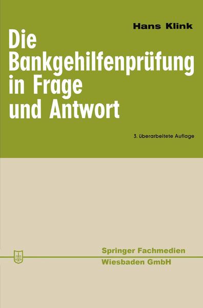 Produktbild: Die Bankgehilfenpr&uuml;fung in Frage und Antwort