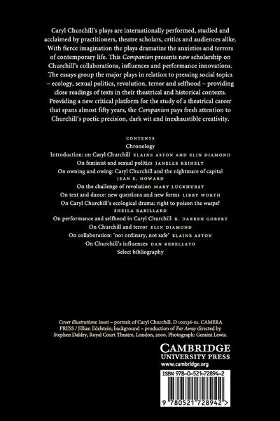 Produktbild: The Cambridge Companion to Caryl Churchill