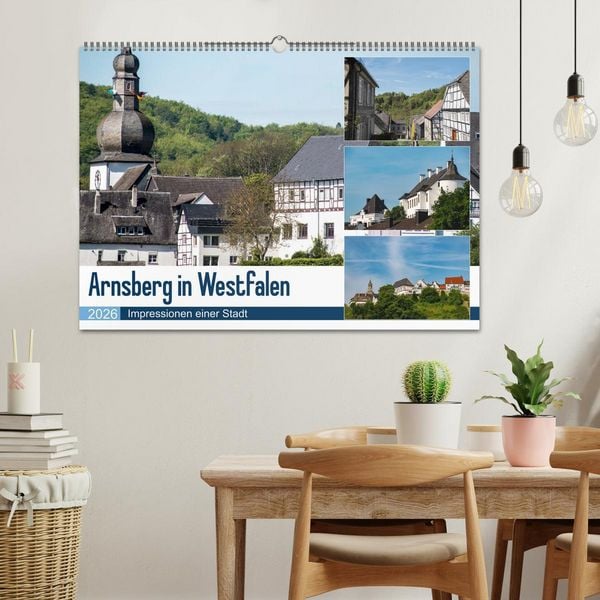 Produktbild: Arnsberg in Westfalen (Wandkalender 2026 DIN A2 quer), CALVENDO Monatskalender