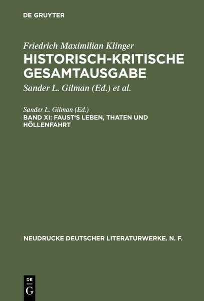 Produktbild: Faust's Leben, Thaten und H&ouml;llenfahrt