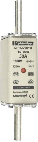 Mersen 1B151.000000 NH-Sicherung Sicherungsgröße = 1 50A 500V 1St.