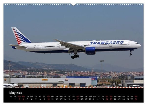 Produktbild: Big Jets (High Quality Premium Wall Calendar 2026 DIN A2 landscape),CALVENDO 12 Month Wall Calendar