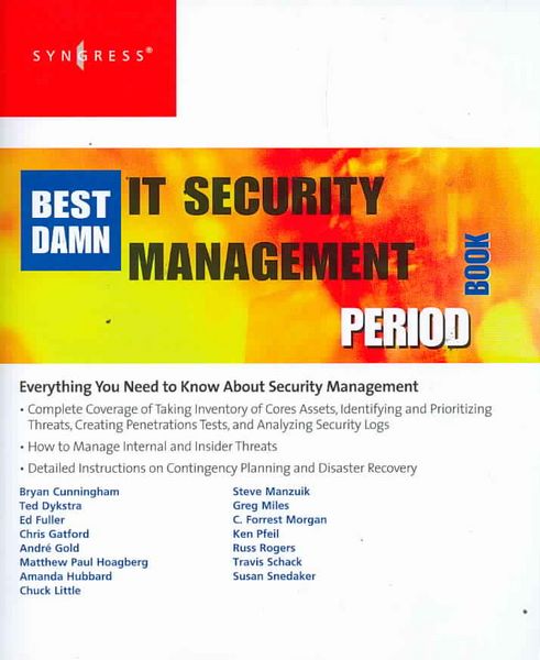 Produktbild: Snedaker, S: Best Damn It Security Mgmt Bk