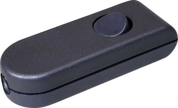 Produktbild: InterB&auml;r 8093-204.01 Schnurschalter Schwarz, Wei&szlig; 1 x Aus/Ein 2A 1St.