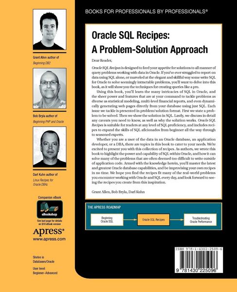 Produktbild: Oracle SQL Recipes