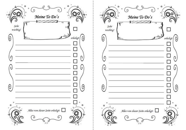 Produktbild: Mein To Do Listen Organizer