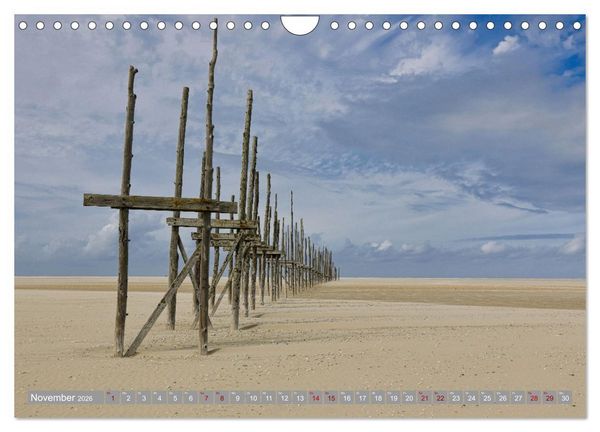 Produktbild: Vlieland Perle an der Nordsee (Wandkalender 2026 DIN A4 quer), CALVENDO Monatskalender