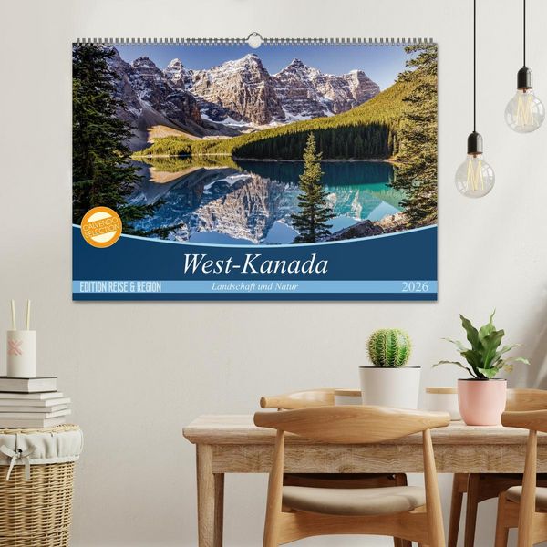 Produktbild: West-Kanada (Wandkalender 2026 DIN A2 quer), CALVENDO Monatskalender