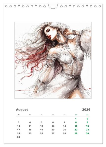 Produktbild: Im Rhythmus der Leidenschaft (Wandkalender 2026 DIN A4 hoch), CALVENDO Monatskalender