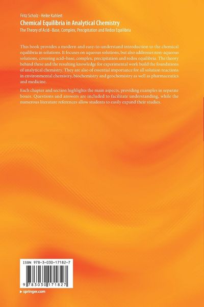 Produktbild: Chemical Equilibria in Analytical Chemistry
