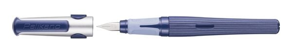 Produktbild: Pelikan F&uuml;ller Pelikano&reg; structure f&uuml;r Rechtsh&auml;nder, Blau, Feder M