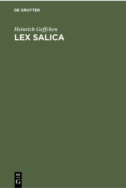 Produktbild: Lex Salica