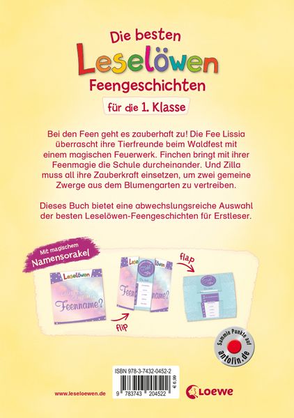Produktbild: Die besten Lesel&ouml;wen-Feengeschichten f&uuml;r die 1. Klasse