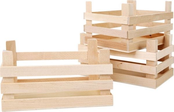 Produktbild: Kisten-Set gro&szlig; natur 3-teilig
