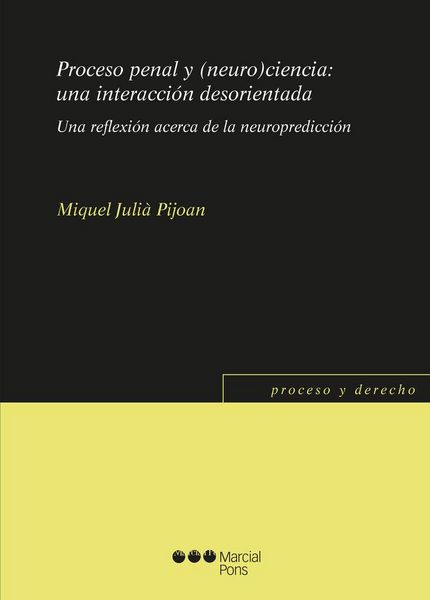 Produktbild: Proceso penal y (neuro)ciencia : una interacci&oacute;n desorientada : una reflexi&oacute;n acerca de la neuropredicci&oacute;n
